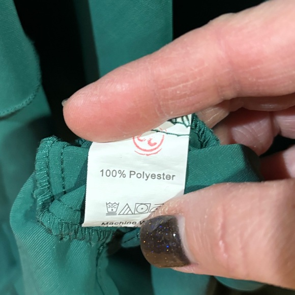 C+D+M Ruffle Front Button-Up Blouse - Picture 6 of 7